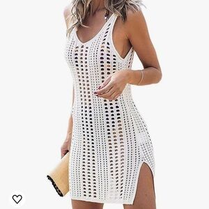 Women Crochet Cover Up Beach Swimsuit Coverup